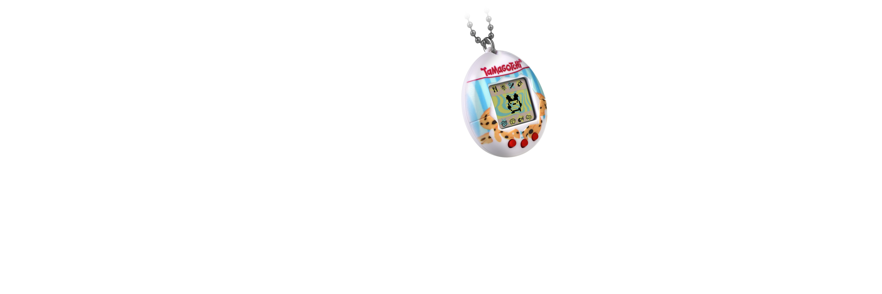 Tamagotchi Blanco de la portada de las colecciones